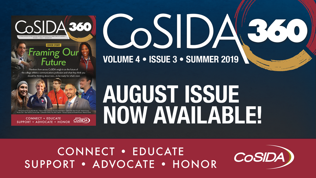 CoSIDA 360 Summer 2019: From the President's Desk – What Got You Here Won't Get You There